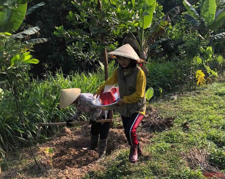Rời những tiện nghi, hưởng thụ chốn đô thành, Ngọc Linh về bản Thổ làm một nông dân thực thụ. 