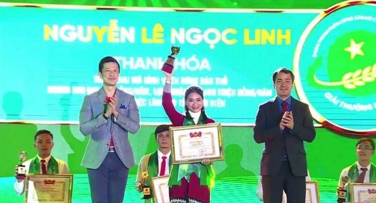 Lê Nguyễn Ngọc Linh được trao giải thưởng Lương ĐỊnh Của năm 2022