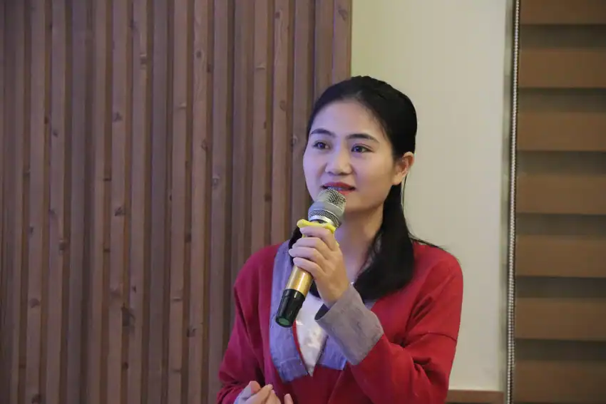 Bạn Nguyễn Lê Ngọc Linh, chia sẻ về hành trình vất vả hình thành Vườn rừng Bản Thổ.