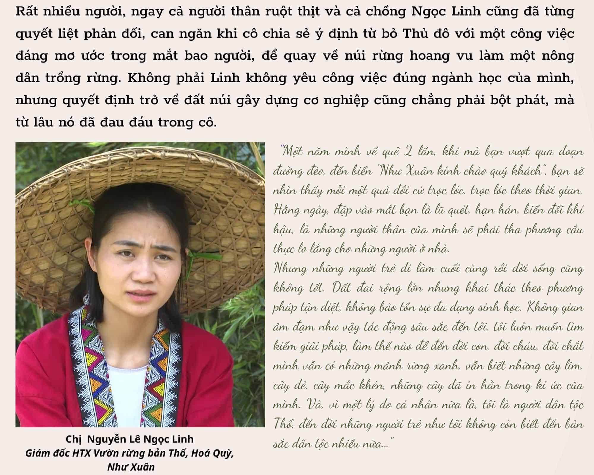 Cô gái dân tộc Thổ "mê" làm nông nghiệp sạch Nguyễn Lê Ngọc Linh