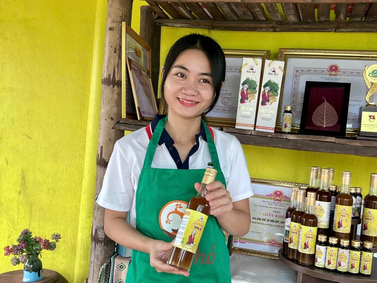 Sản phẩm mật ong lên men từ những dược liệu được trồng dưới tán rừng